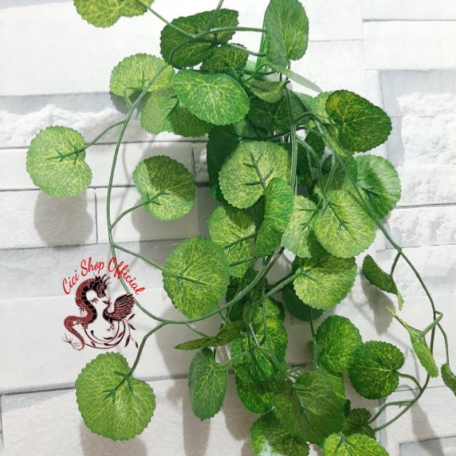 1m daun rambat/daun rambat hijau/daun rambat sirih/daun rambat artifisial/daun rambat plastik