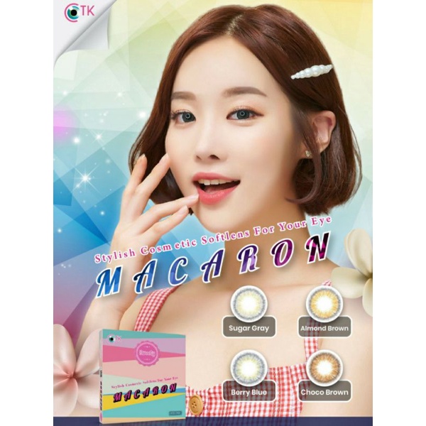 Softlens MACARON 14.5 MM by CTK / Softlen Soflen Softlense Warna Normal