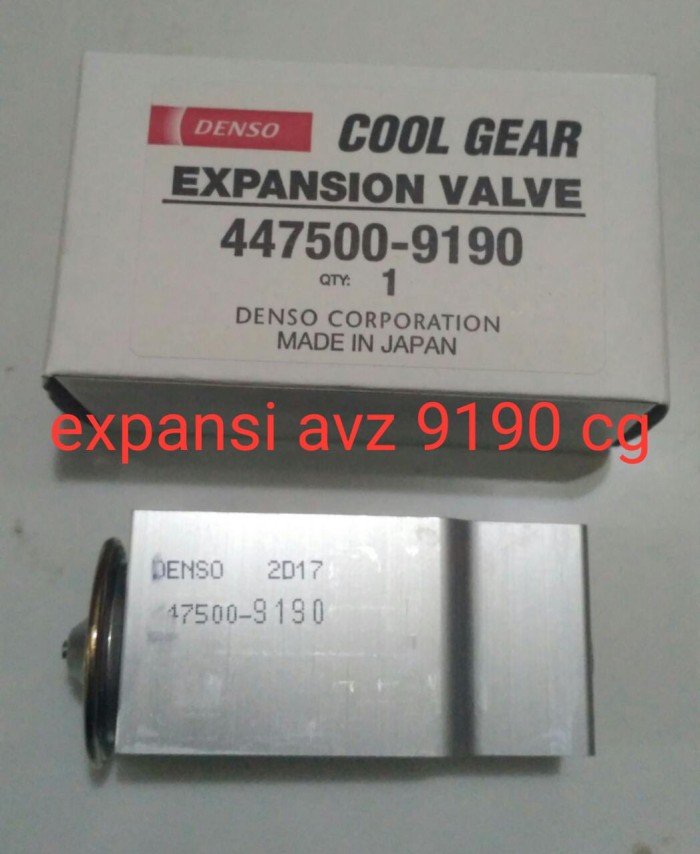 Expansion Valve COOL GEAR AC DENSO 9190 untuk Avanza, Xenia, Terrios