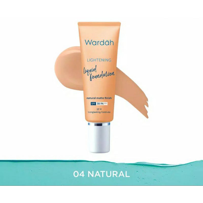Wardah Lightening Liquid Foundation 04 Natural