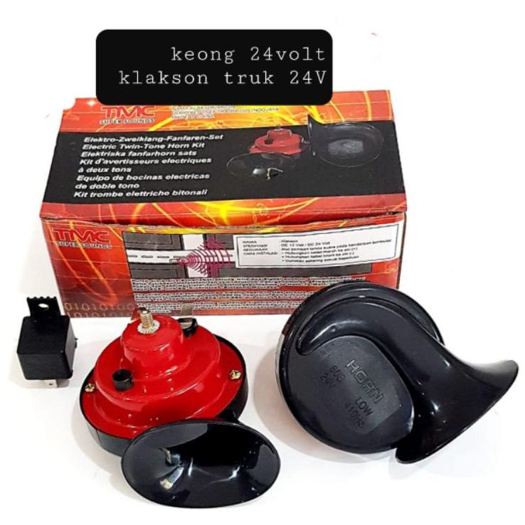 Update klakson 24V klakson keong 24volt klakson mobil 24Volt snail horn 24V