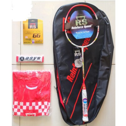 SALE  RAKET BADMINTON RS MP 7 METRIC POWER 7 N II LENGKAP SET PAKET