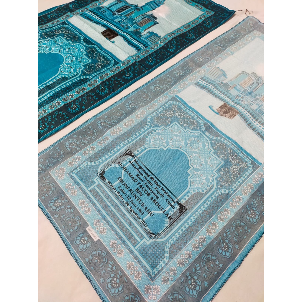 Sajadah Travel Kiswah Plus Sablon/Harga Grosir/Kameh