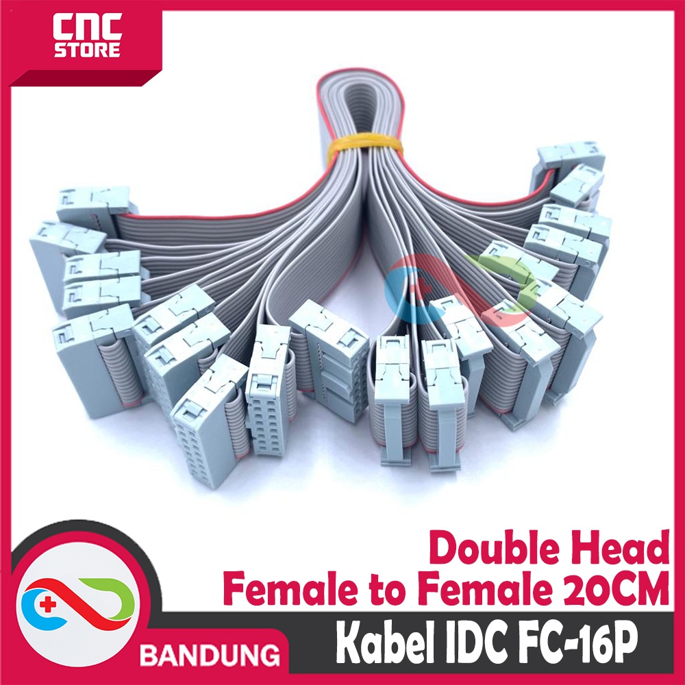 KABEL FC-16P JTAG IDC DOUBLE HEAD FEMALE TO FEMALE 20CM FOR PANEL P10