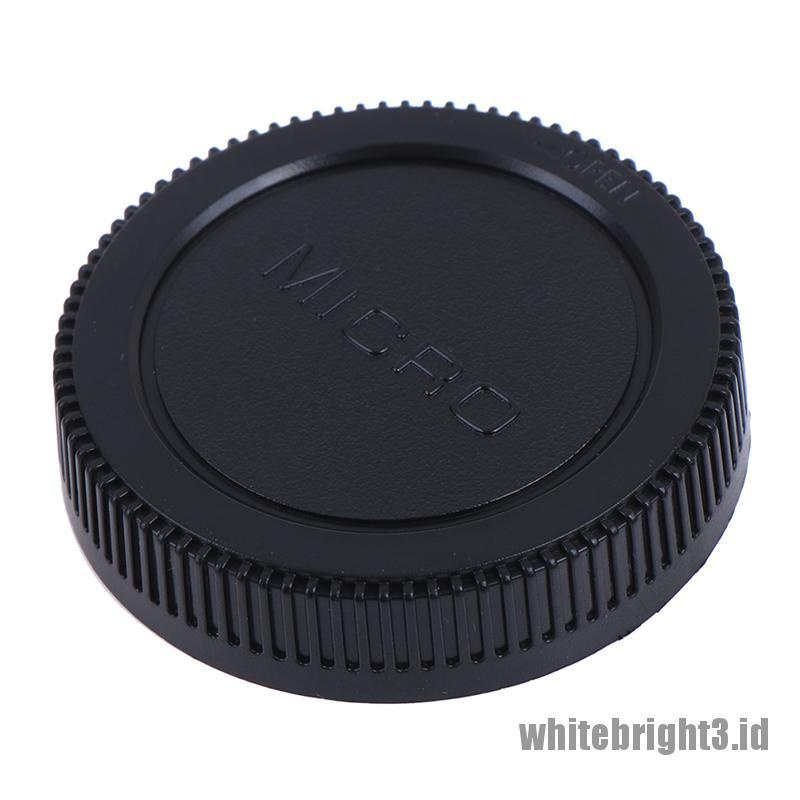 &lt; White3 &gt; Casing Pelindung Lensa Belakang Kamera Olympus M4 / 3