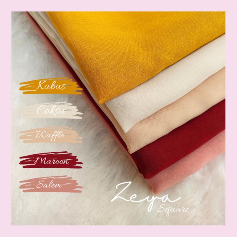 Square Hijab Premium lasercut by Zeya Hijab