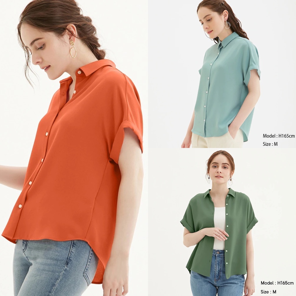 Kemeja Wanita GU by Uniqlo Airy Shirt #2