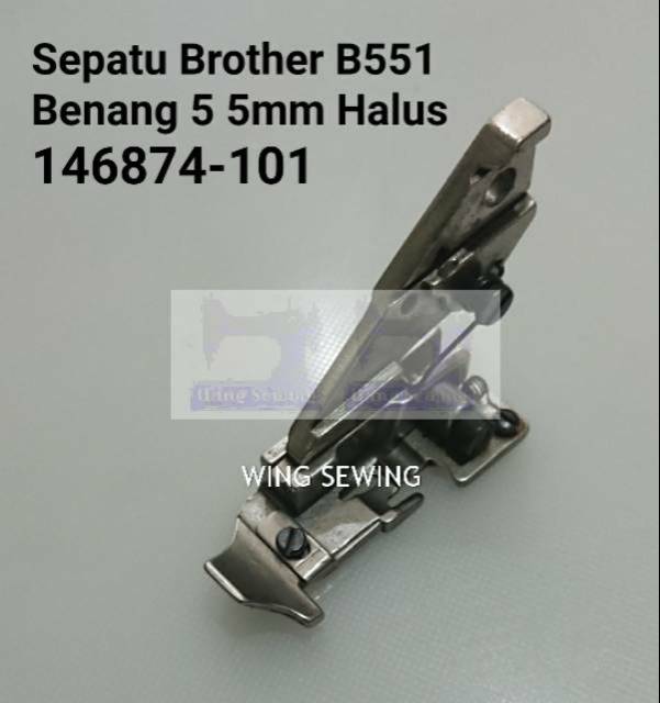 BROTHER Sepatu Presser Foot Mesin Jahit Obras Industri B511 B531 B551 B581