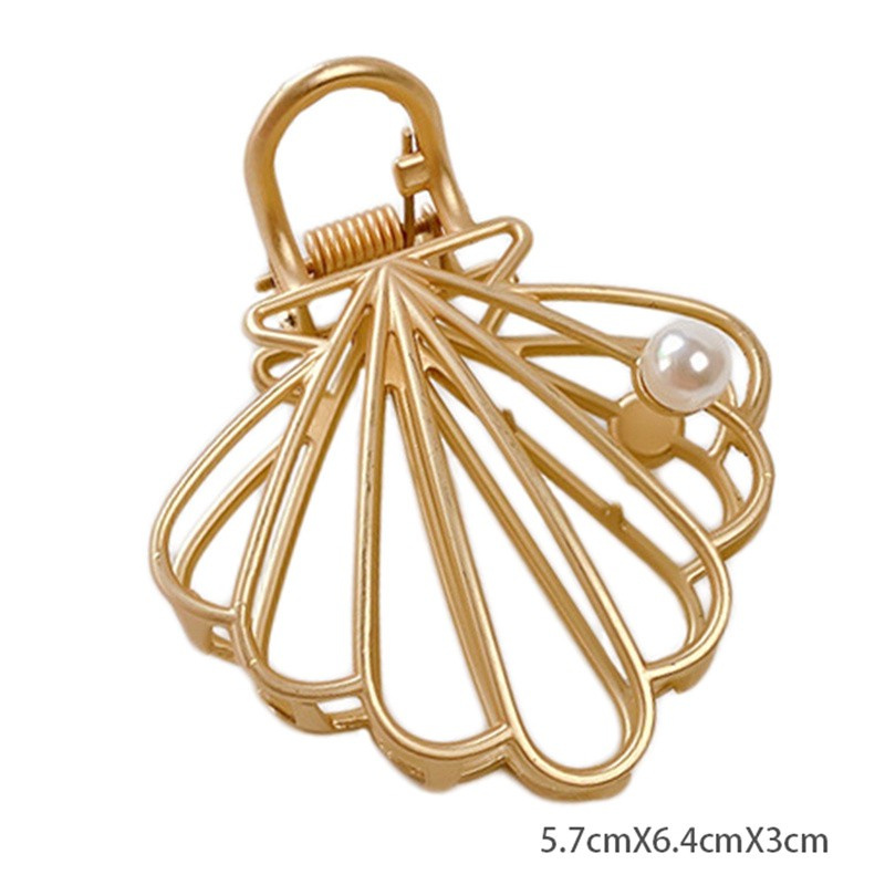 Minimalist Retro Style Ins Wind Metal Grab Clip Hairpin