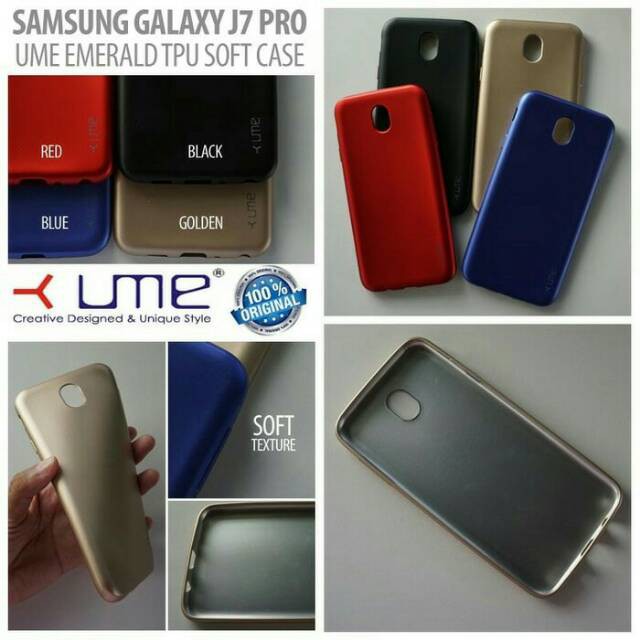 Softcase ume emerald samsung galaxy J7 pro / silikon case J7 pro