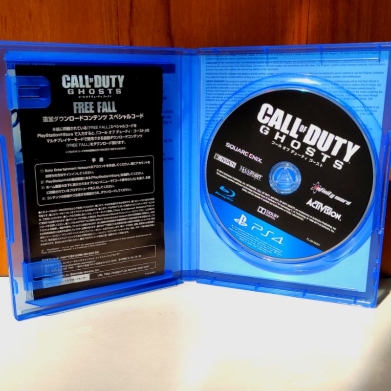 Kaset COD Ghost PS4 Call of Duty Ghosts Ghos Playstation PS 4 5 ps5 black ops codghost perang cold war ww codghosts dutty