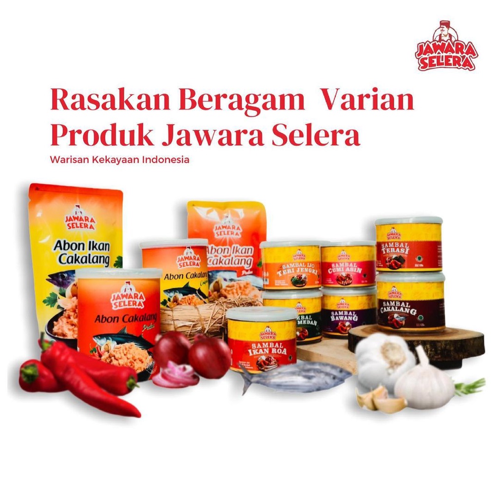 Abon Ikan Cakalang JS Jawara Selera Varian Original - 90Gram