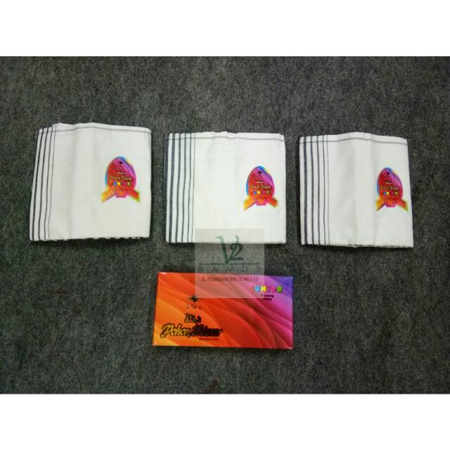 Sarung Pohon Korma Junior Polos Putih