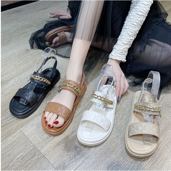 Sandal gunung wanita sandal tali rantai import 2089 JAMINAN EMPUK