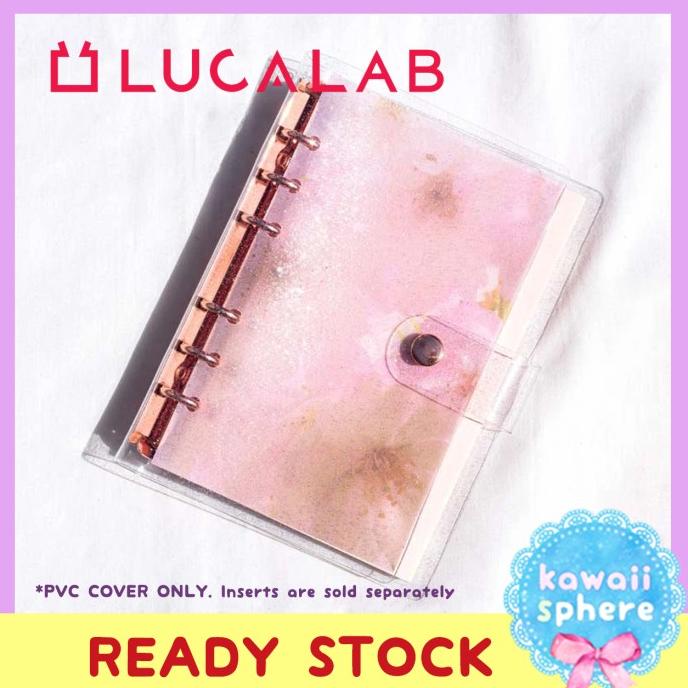 

Lucalab Ring Binder Archive Size PVC cover only | Rose Gold Ring