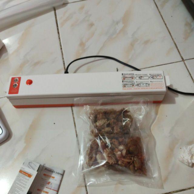 Vacuum Sealer Perekat Freshpack Pro Alat Vacuum Vacum Pembungkus Makanan Buah Sayuran Snack Daging