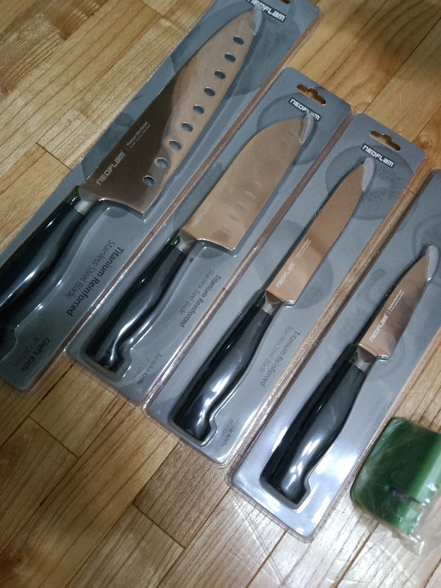 Neoflam Titanium Set 4 Pcs / Pisau Dapur