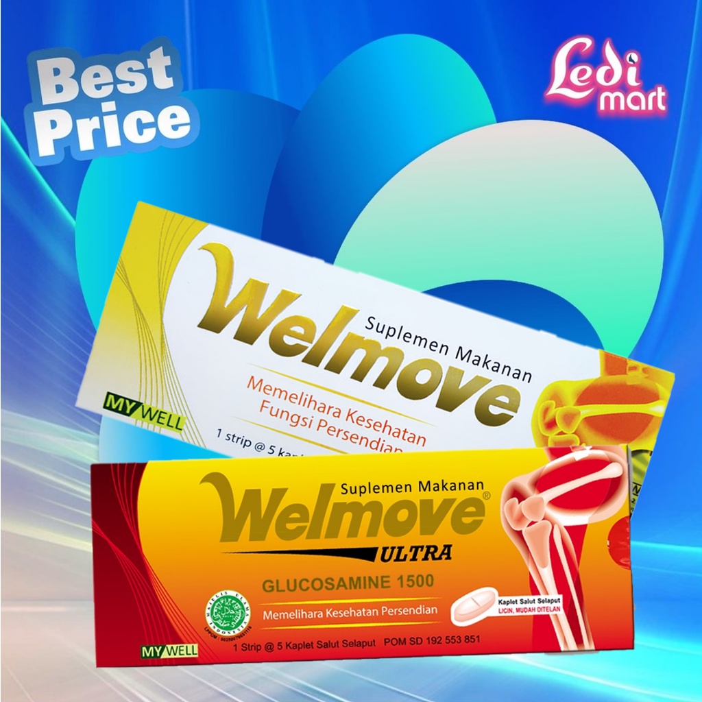 ORIGINAL Welmove Suplemen Sendi BPOM / Welmove ULTRA / Welmove Suplemen Makanan / LEDI MART