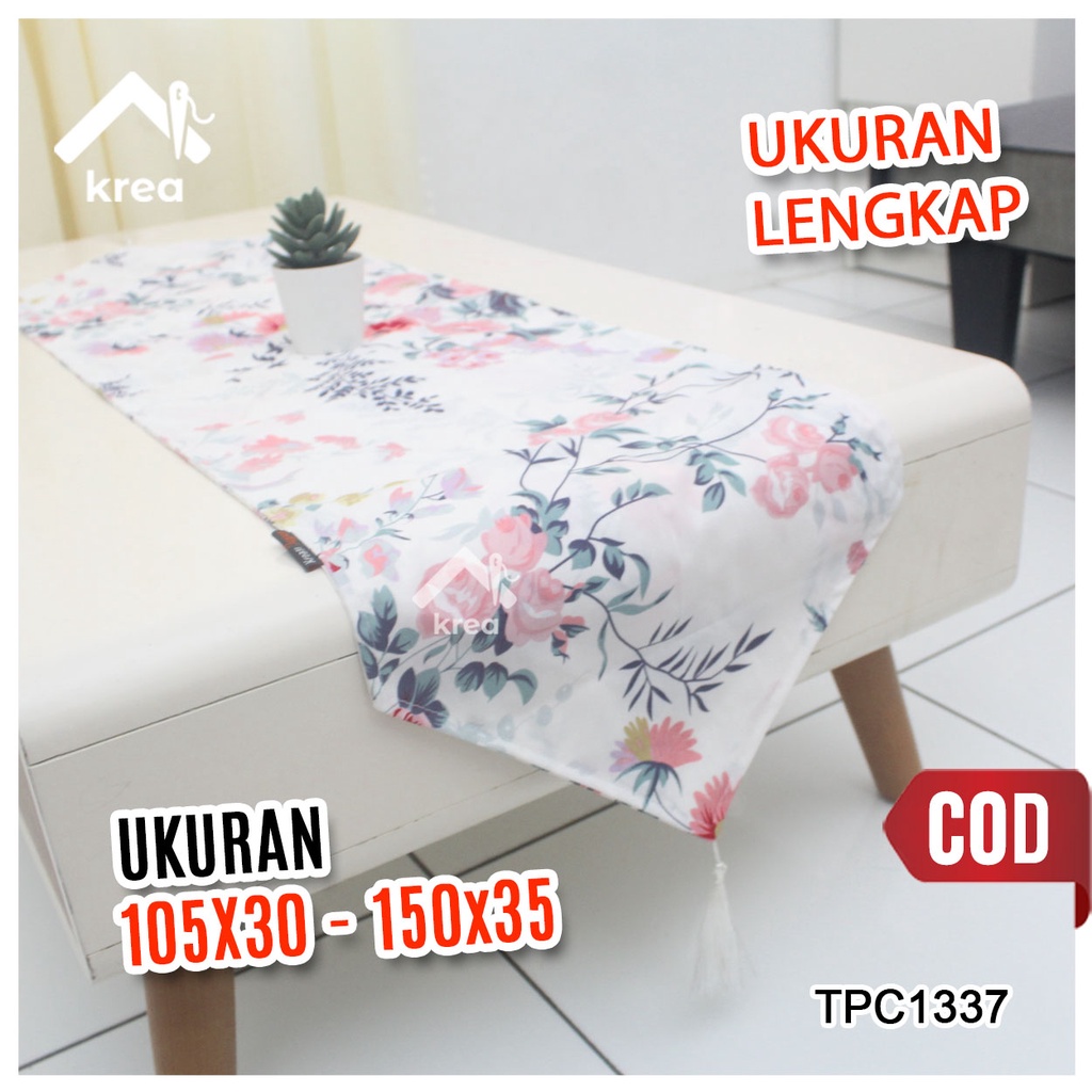 Taplak Meja / Table Runner Ukuran 105x30 - 150x35 TPC1337