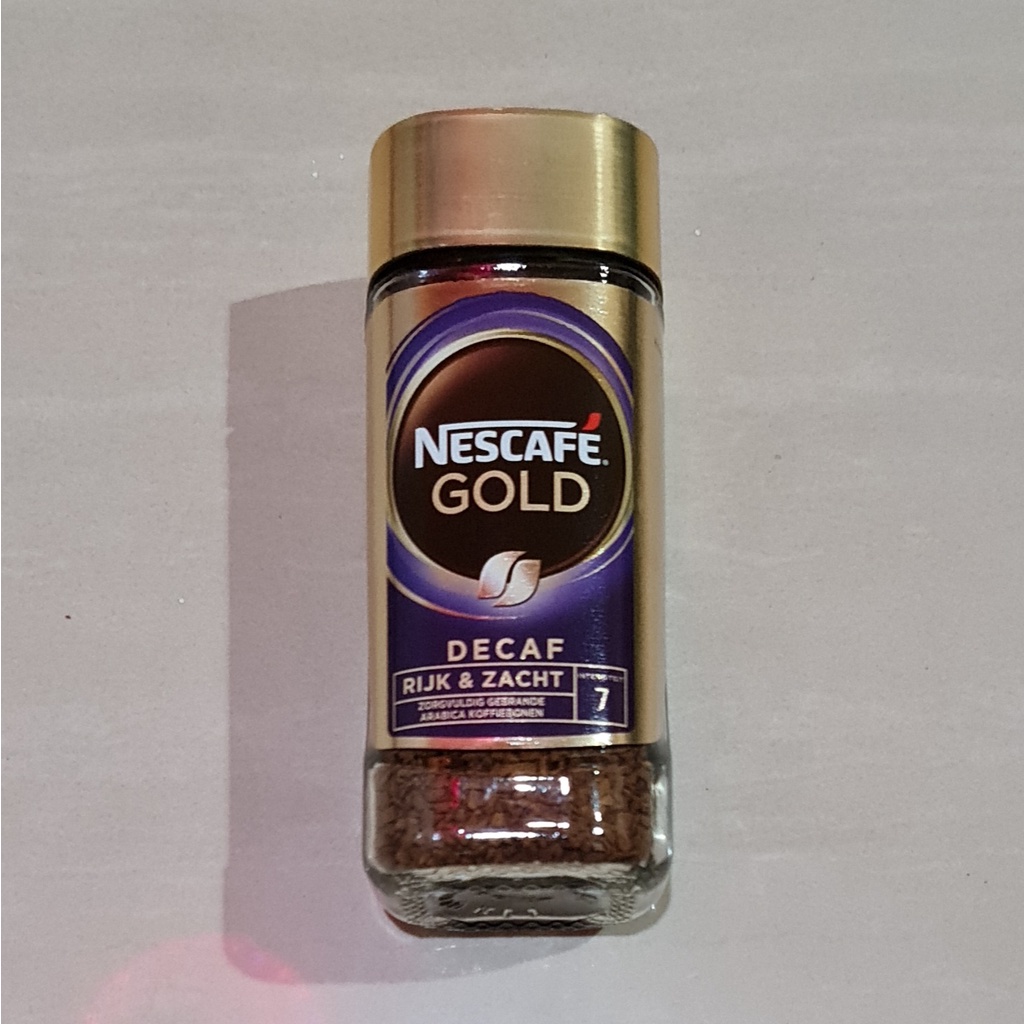 Kopi Nescafe Gold Decaf Rich &amp; Smooth With Arabica Coffee 100 Gram