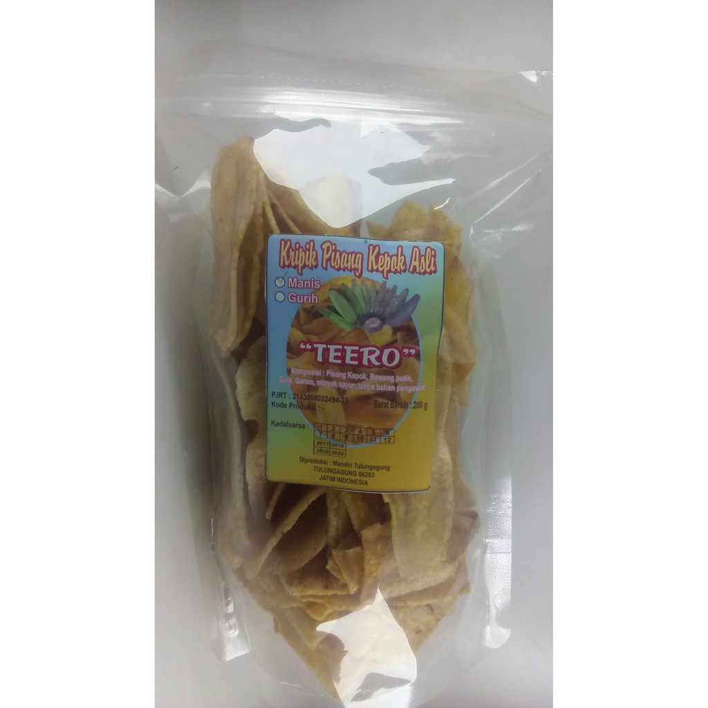 

Keripik Pisang Kepok Tero