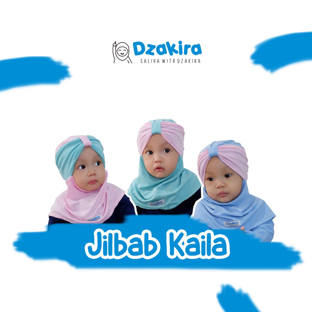 Jilbab Pita Kaila by Dzakira premium 0-3Y