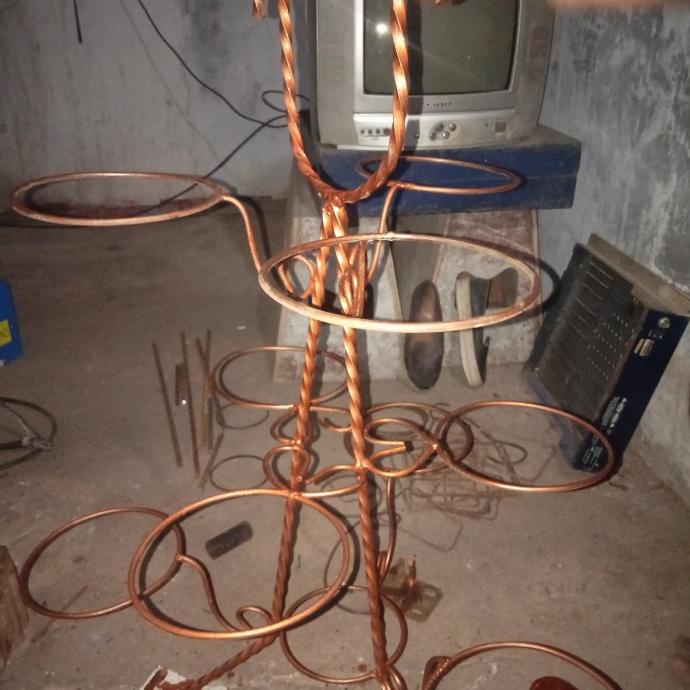 Rak Besi pot bunga 10 Lubang