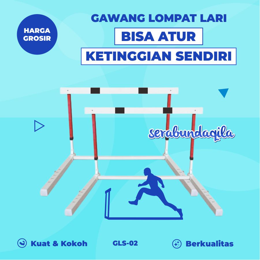 Start Lari Gawang, Alat Lari Gawang, Peralatan Gawang Lari GLS-02, Gawang Lompat Atletik
