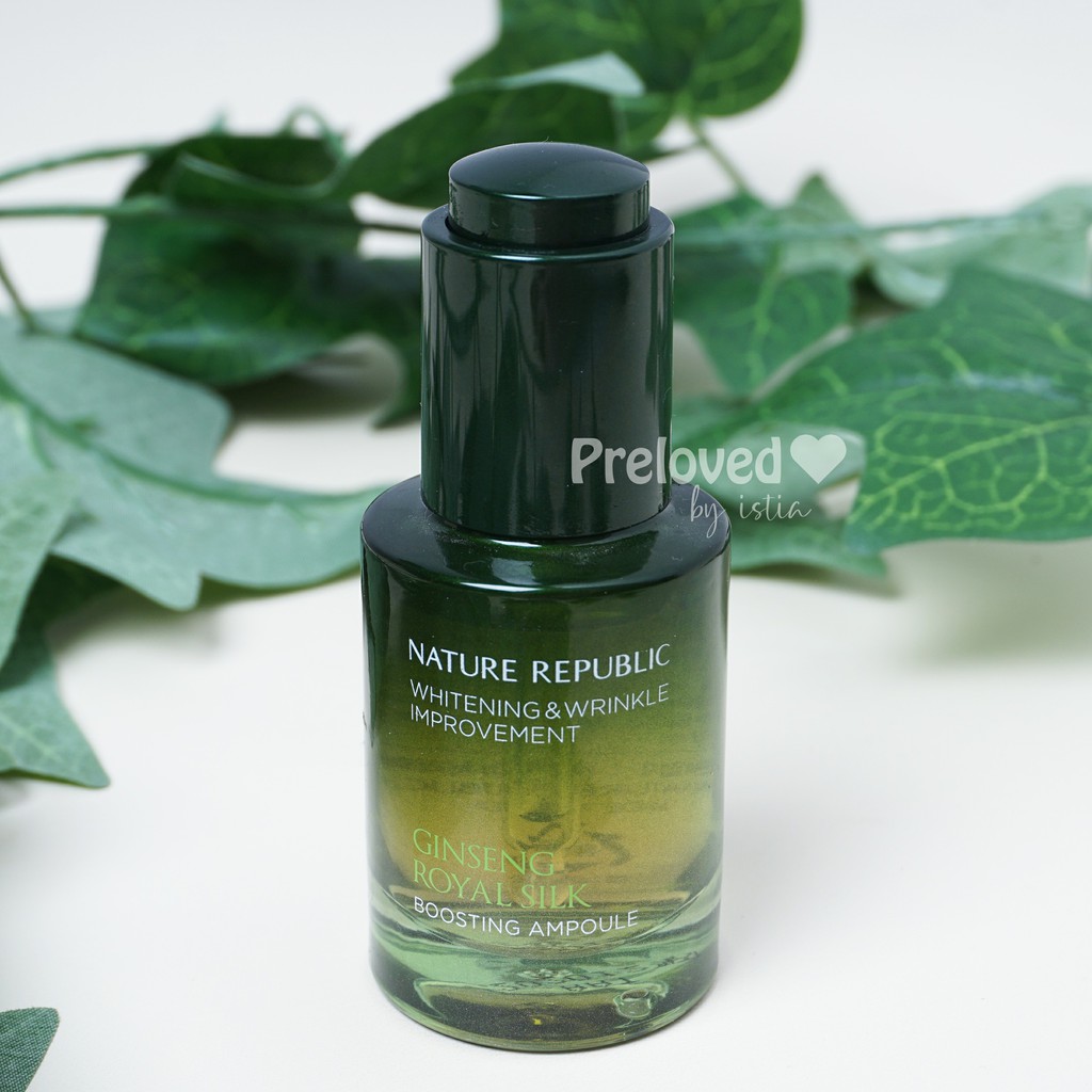 PRELOVED | NATURE REPUBLIC WHITENING AND WRINKLE GINSENG ROYAL SILK AMPOULE
