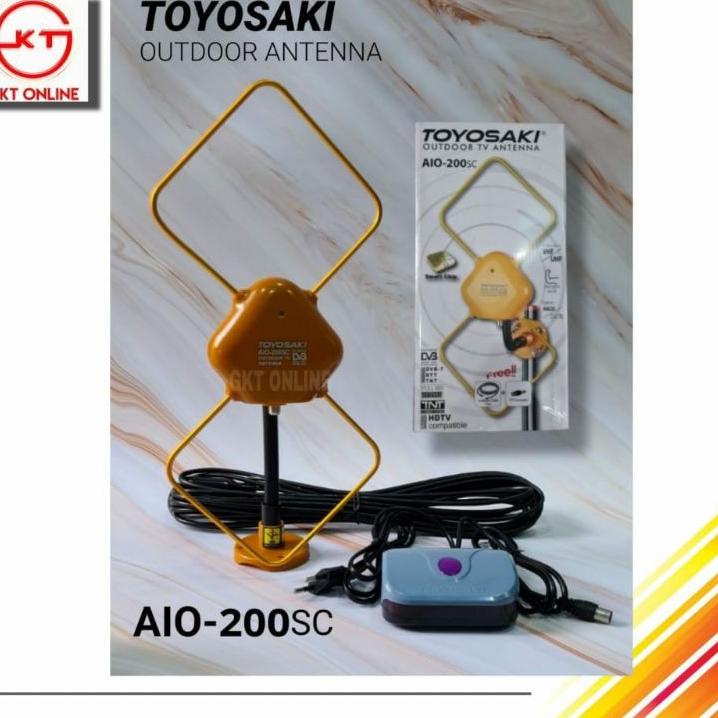 ANTENA TV DIGITAL INDOOR OUTDOOR TOYOSAKI AIO-200