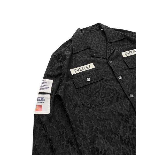 Field Fatigue Black Leopard Shirt