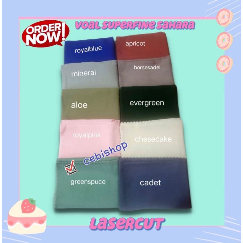 VOAL SUPERFINE SAHARA LASERCUT SAHARA 120 X 120CM PART 2 BAHAN BERKUALITAS