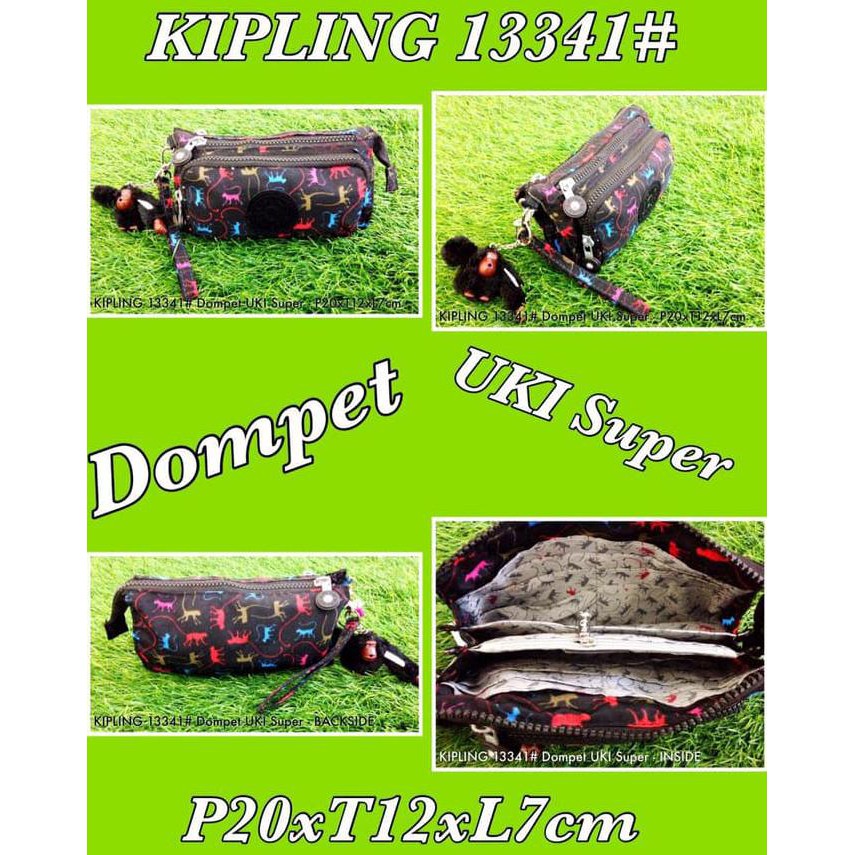 {New Product} Dompet Uki Kipling Kp 13341 Banyak Ruang Hpo Kartu Hp Wanita Cewek Rem