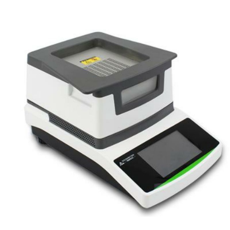 Halogen Moisture Analyzer untuk ukur kadar air gula semut, tepung, tembakau, cengkeh, daun teh dan h