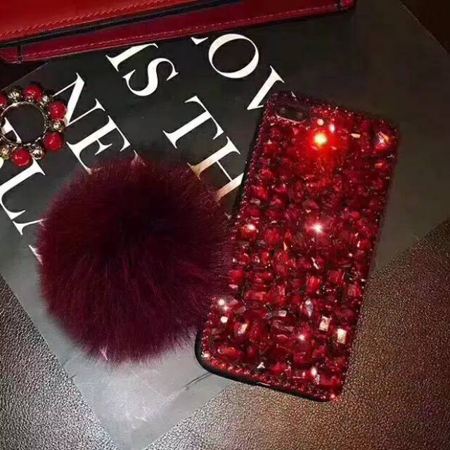 Case luxury quality diamond oppo iphone