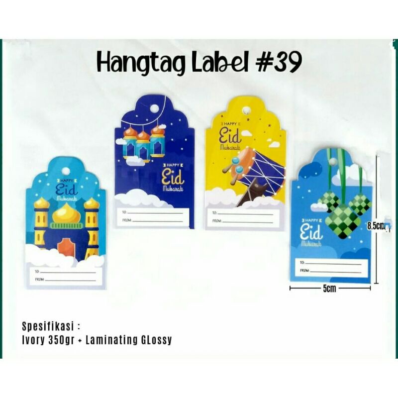 

Hang Tag Idul Fitri Rectangle T / F - 25pcs