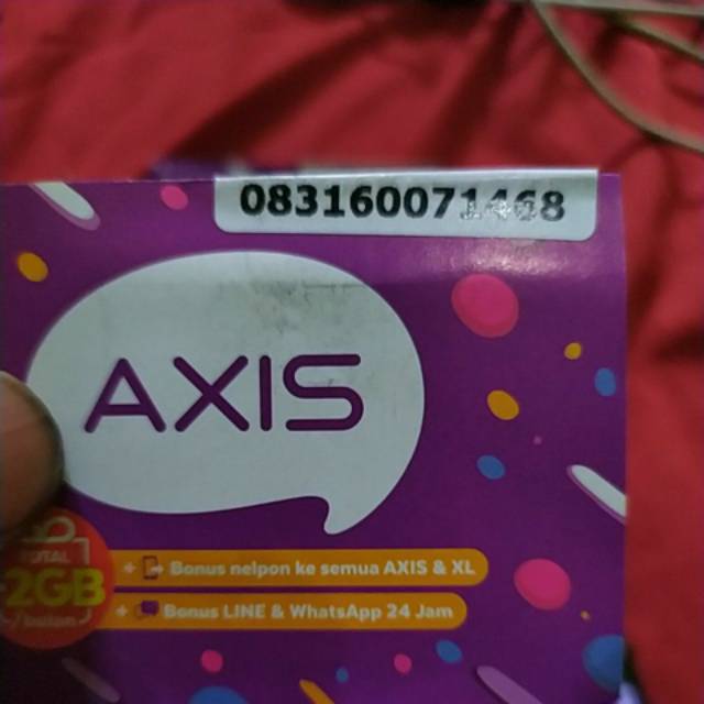 Axis registrasi bekas siap otp
