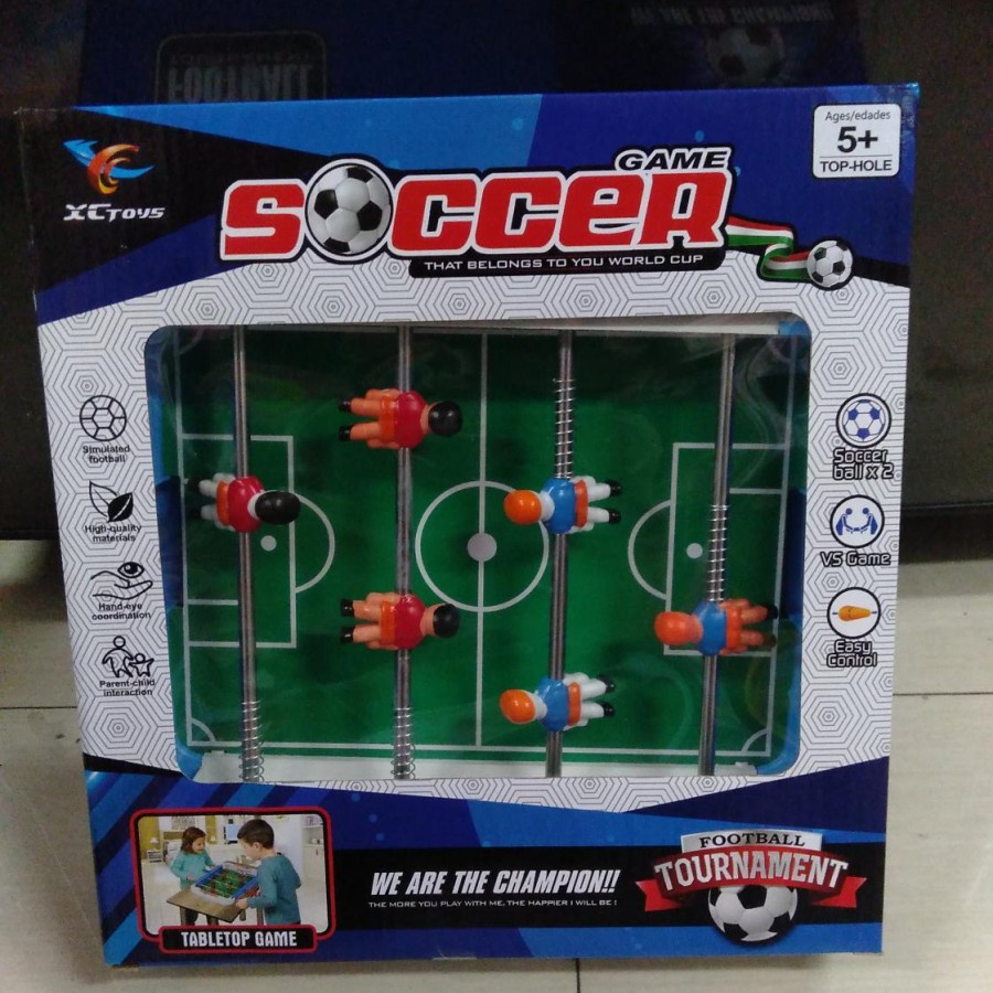 Mainan sepak bola mini - Mainan anak mini battle soccer games board