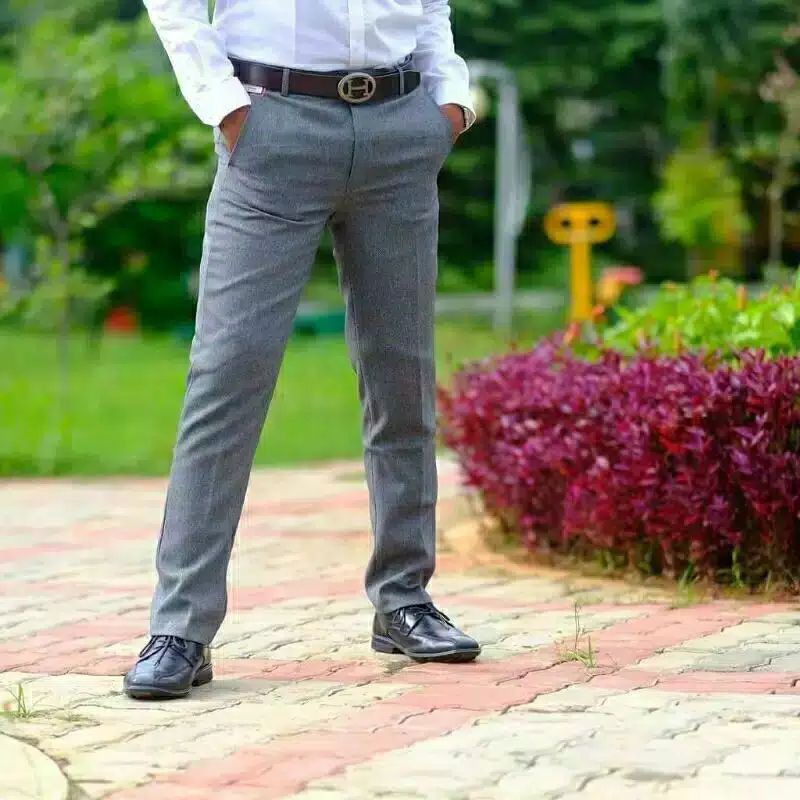 CELANA KANTOR FORMAL PRIA SLIMFIT BAHAN DASAR KAIN WOLL BERKUALITAS