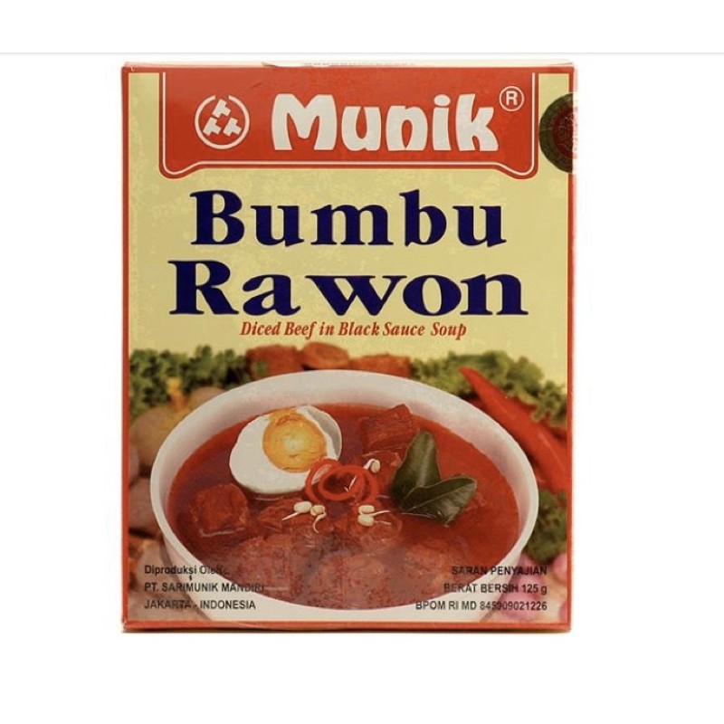 

Munik bumbu rawon 125 gr