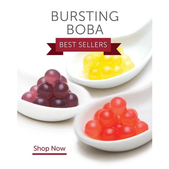 Popping Boba Aneka Rasa - Jelly Mutiara - Toping Minuman