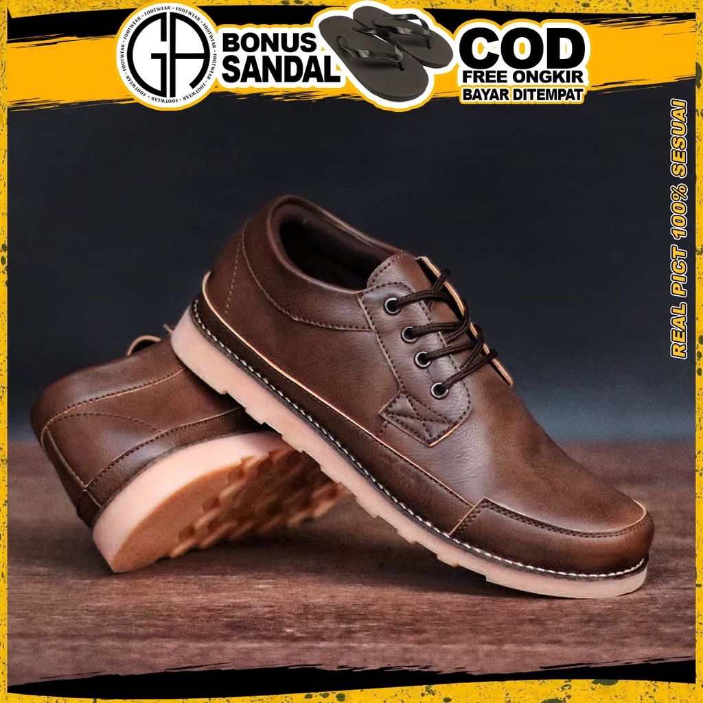 GA X MR.JOE TARANTULA | sepatu pria low boots klasik kasual vintage casual pernikahan kondangan