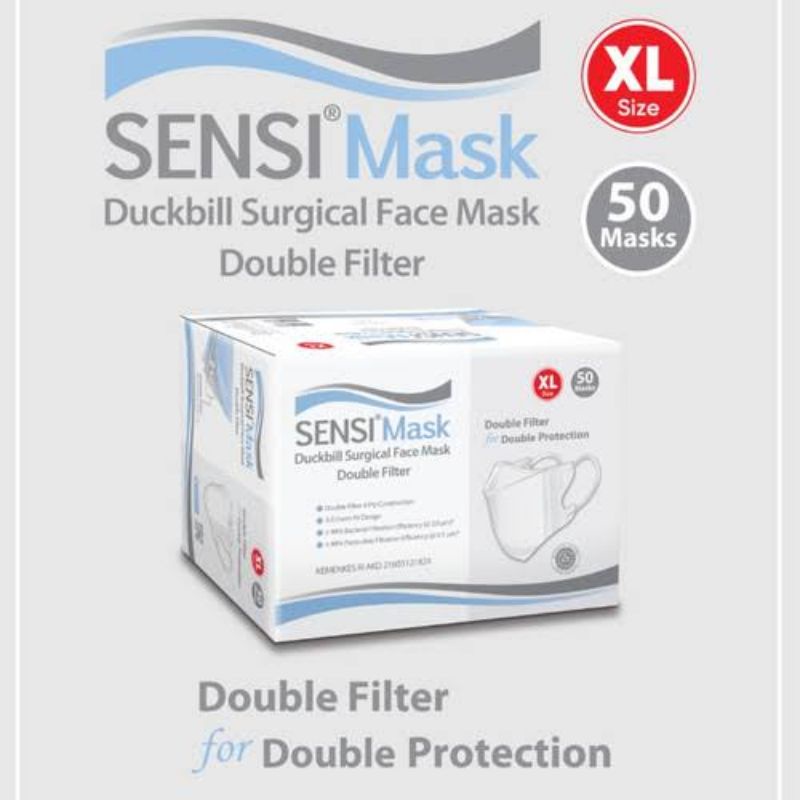 Masker Sensi Duckbill XL 50 Edisi Winter WonderLand