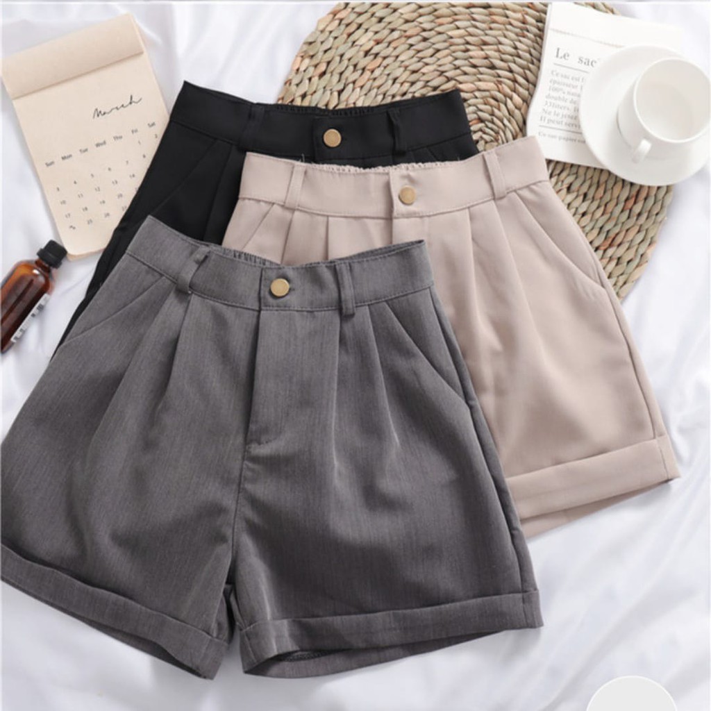 KOREA CELANA  PENDEK  WANITA  HW short hot pants hits murah  