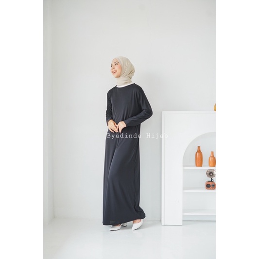 Manset Inner Wear Gamis Dress Lengan Panjang Hijab Jersey