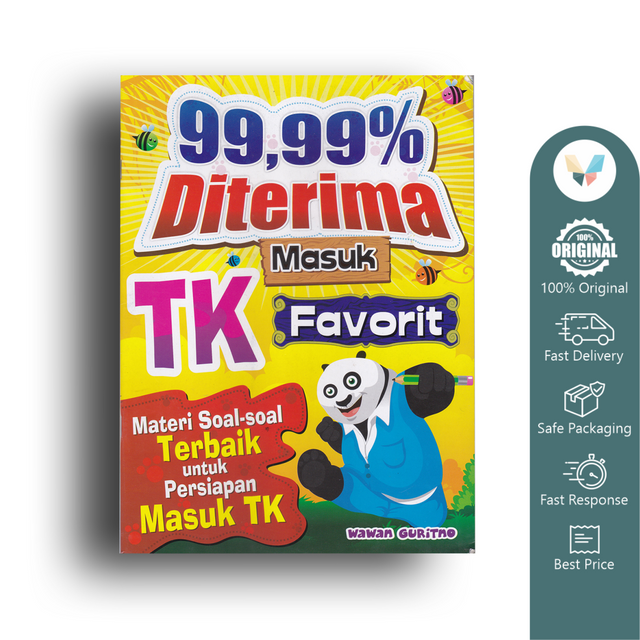 Buku Anak 99,99% Diterima Masuk TK Favorit