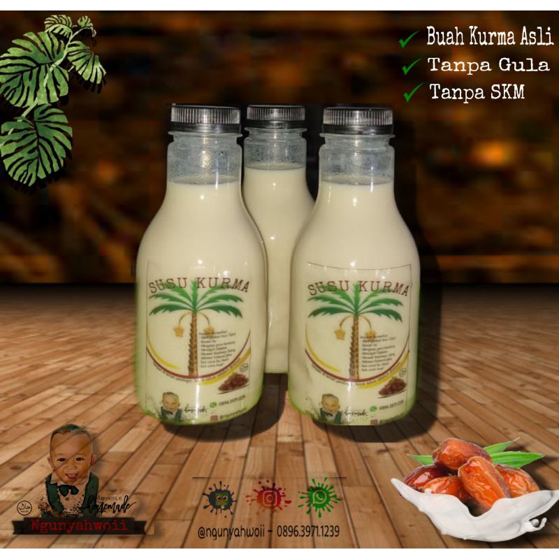 

Susu kurma original (milk Non Sugar) - Healthy Drink