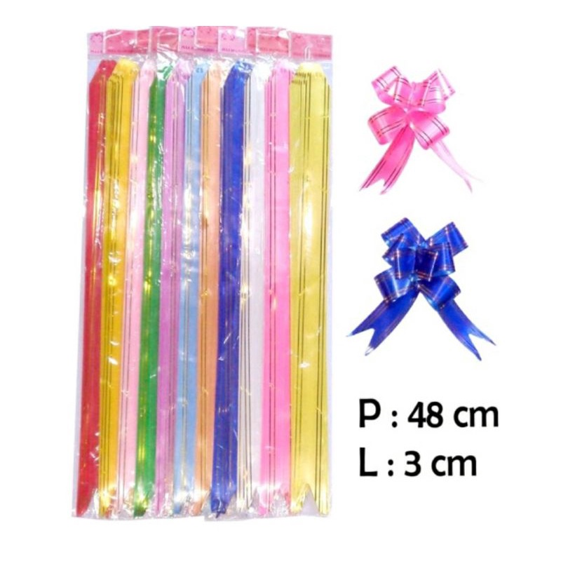 

MG - PITA TARIK LIST EMAS WARNA 23MM / 30MM 10 PCS
