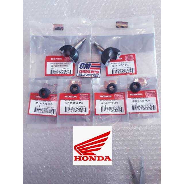 Dudukan stang stir bawah raiser bawah megapro mono monoshock old cb150R  set original AHM