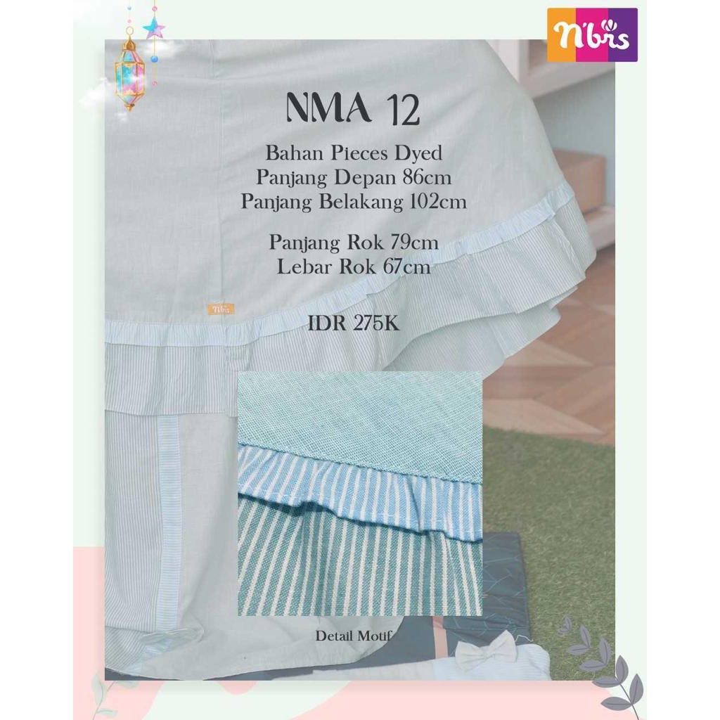 NIBRAS MUKENAH NM 12 NMA 12 BAHAN PICES DYE NIBRAS MUKENAH COUPLE DEWASA DAN ANAK [BISA COD}